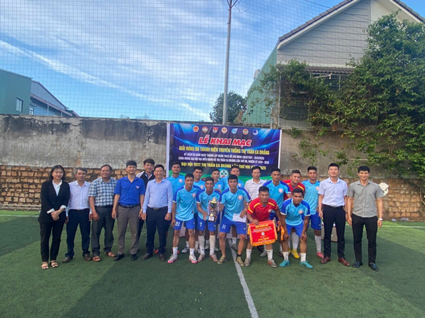 Bế mạc giải bóng đá Thanh niên truyền thống thị trấn Ea Drăng năm 2025